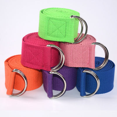 Banda Elástica de Algodón para Yoga y Estiramiento - Image 3