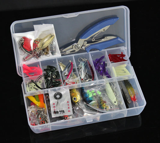 Kit Completo 132 Señuelos de Pesca Artificiales - Anzuelos Variados en Caja - Image 2