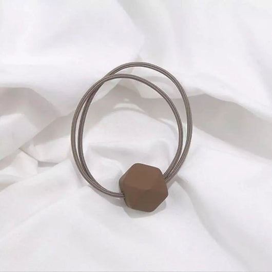 Banda Elástica para Cabello con Perlas Octagonales - Accesorio de Moda Temperamento Adulto - Image 6