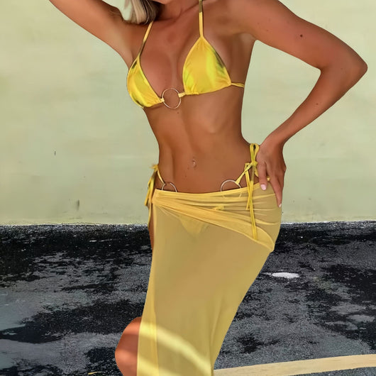 Falda Playera Transparente Elegante para Mujer - Image 3