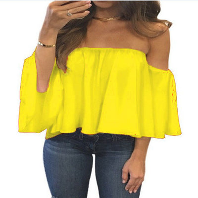 Blusa Chifón Elegante con Cuello Envuelto y Mangas Largas - Image 9