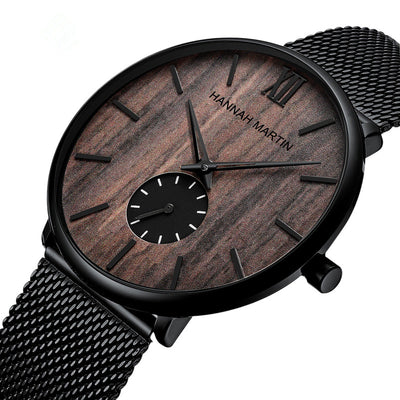 Reloj de Madera de Bambú y Ébano para Hombre - Image 4