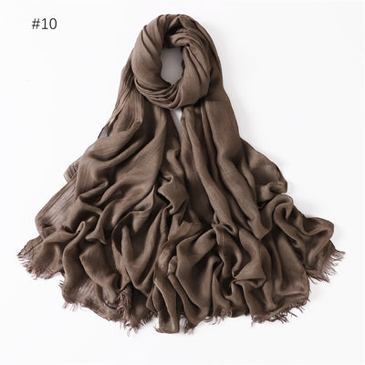 Pashmina Modal Fina Transpirable - Chal Ligero Monocromático para Mujer - Image 15