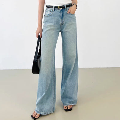 Jeans Rectos Holgados Efecto Vintage para Mujer - Image 2