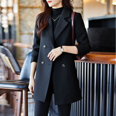 Blazer Doble Botonadura Mujer - Abrigo Elegante Otoño Invierno - Image 2