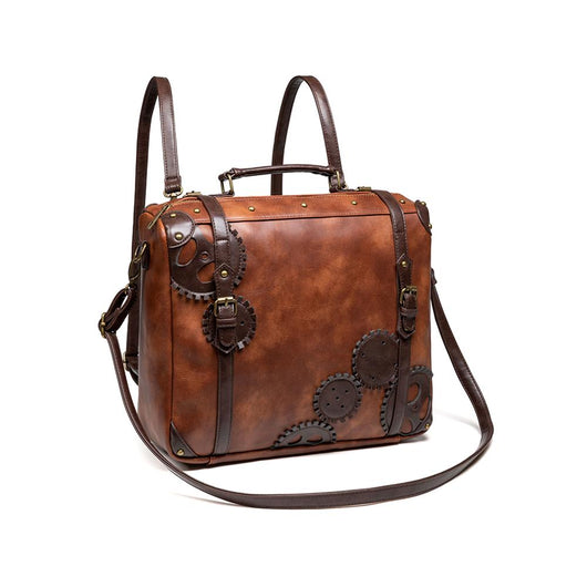 Bolso Medieval Retro de Gran Capacidad con Contraste de Colores - Image 2