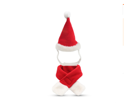 Conjunto Navideño Gorro y Bufanda para Mascotas Pequeñas - Gatos y Perros - Image 8