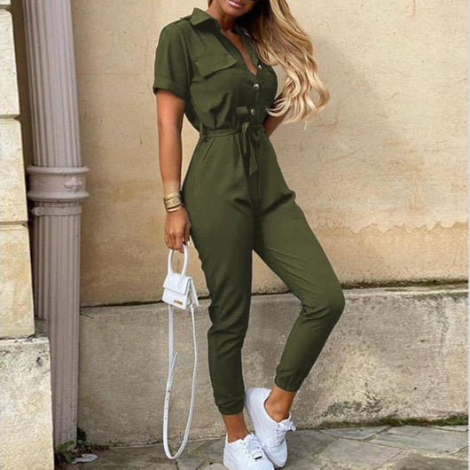 Jumpsuit con Solapa Estampada - Image 20
