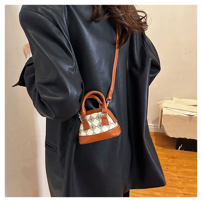 Cartera Mini Crossbody Estilo Occidental con Contraste de Colores - Image 28
