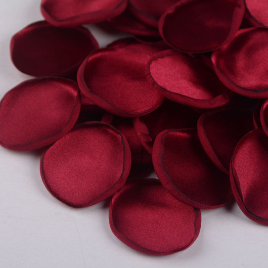 Pétalos de Rosa de Seda 4cm con Borde Quemado - Polvo Luminoso para Bodas - Image 9