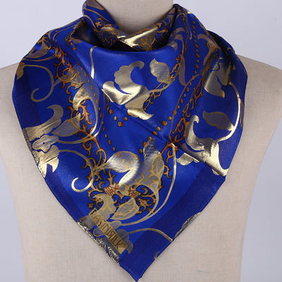 Pañuelo de Seda Estampado Jacquard para Mujer - Cobertura Elegante - Image 3