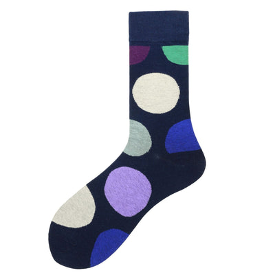Calcetines Largos para Hombre con Lunares de Colores - Estilo Moderno - Image 6