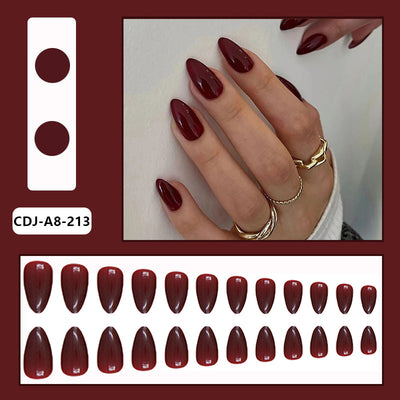 Parches de Uñas Rojo Flama - Diseño Minimalista - Image 6