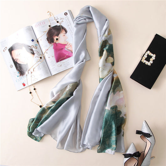 Pañuelo de Seda de Loto para Mujer - Colección Primavera Verano - Image 4