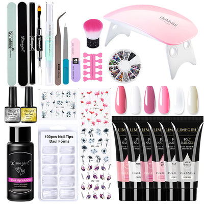 Set Completo de Manicura Profesional con Pegamento Extendido y Herramientas - Image 9