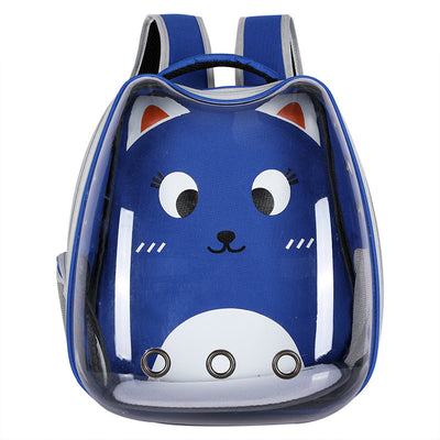 Mochila Transportadora Transparente para Gatos - Portátil y Segura - Image 4