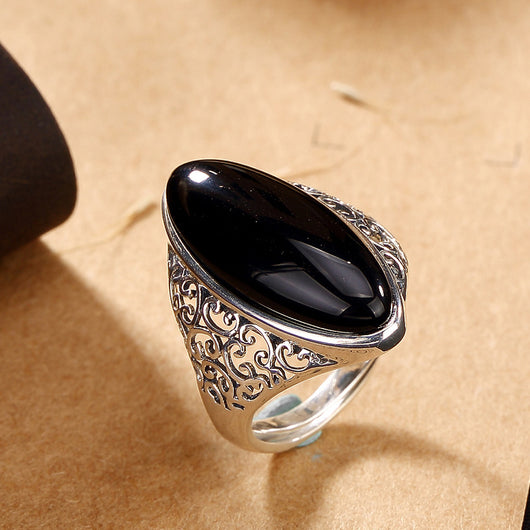 Anillo de Piedra Azul Natural - Image 6