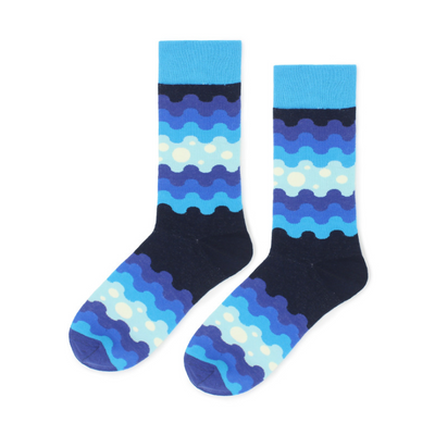 Calcetines Clásicos a Rayas para Hombre - Algodón Puro Estilo Skate - Image 4