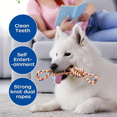 Juguete de Cuerda Nudos Grandes para Perros y Gatos - Limpieza Dental y Alivio de Estrés - Image 7