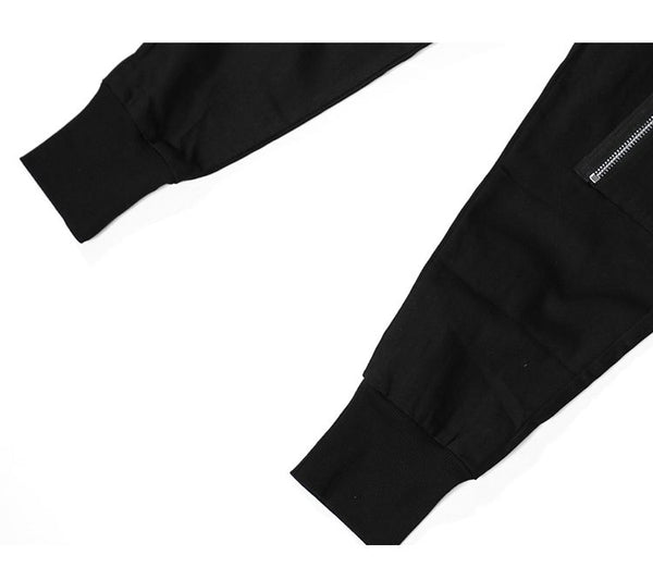 Pantalones Holgados de Algodón con Múltiples Bolsillos