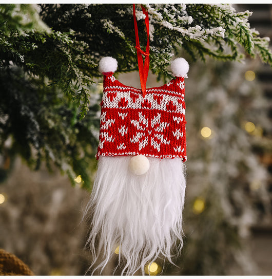 Adorno Navideño Gorro Doble Bola con Base de Madera - Decoración Festiva Elegante - Image 16
