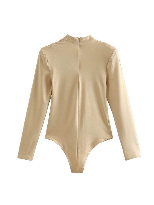 Bodysuit de Manga Larga con Hombreras Anudadas - Image 8