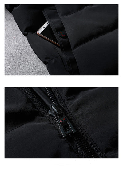 Chaqueta Acolchada Gruesa Estilo Hong Kong para Hombre - Image 7