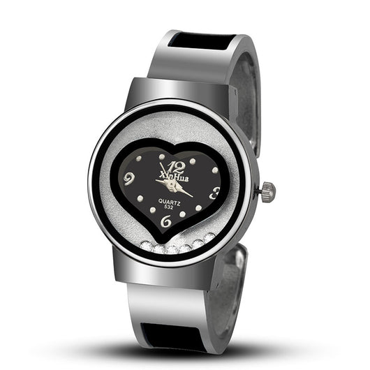 Reloj de pulsera para mujer con diseño de corazón y movimiento de cuarzo - Image 22