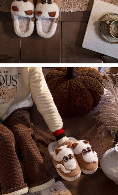 Pantuflas Felinas Esponjosas - Cómodas Zapatillas Peluche para Casa Invierno - Image 17