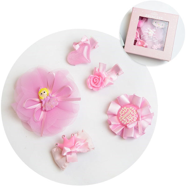 Set de Accesorios para el Cabello Infantil con Tarjetas Decorativas