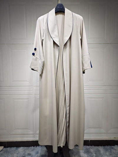 Cardigan Vestido Largo Mujer Elegante - Abrigo Tipo Trench para Otoño e Invierno - Image 8