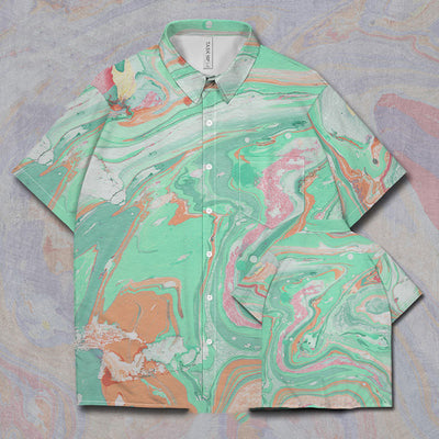 Playera Artística Teñida a Mano con Tinta de Óleo - Secado Rápido - Image 3