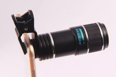 Lente de Zoom Universal 12x para Smartphone - Gran Angular 70° con Vidrio Óptico - Image 3