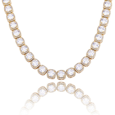 Collar Cuadrado Hip Hop con Circonitas Brillantes - Image 14