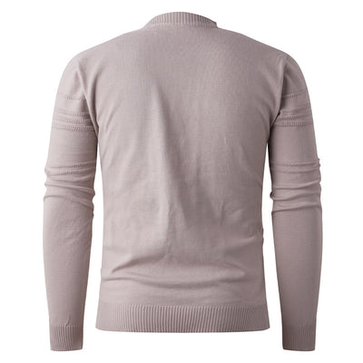 Suéter Tejido Cuello Redondo Clásico para Hombre - Image 6