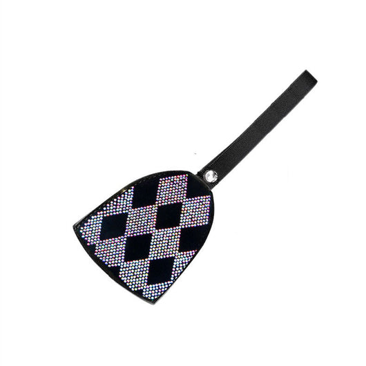 Juego Completo de Accesorios para Auto con Cristales Brillantes - Funda de Volante, Cinturón de Seguridad y Espejo Retrovisor - Image 5