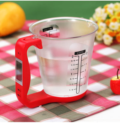 Báscula Digital 2 en 1 con Taza Medidora Integrada