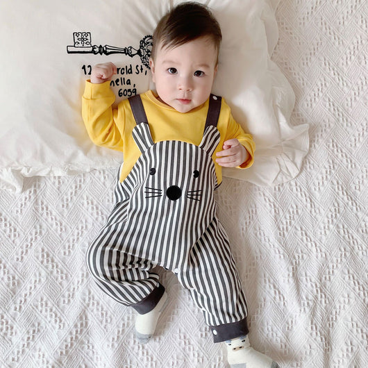 Pijama Enterizo de Algodón Cálido con Diseño Infantil para Otoño - Image 10