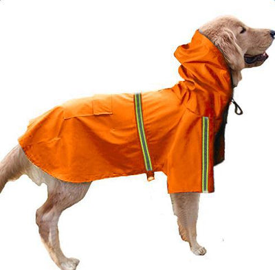 Poncho Impermeable Reflectante para Perros Grandes - Protección Total en Lluvia - Image 8