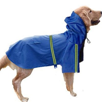Poncho Impermeable Reflectante para Perros Grandes - Protección Total en Lluvia - Image 6