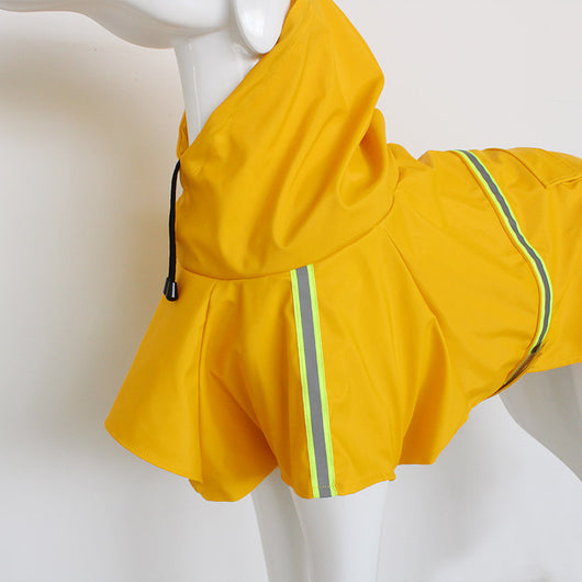 Poncho Impermeable Reflectante para Perros Grandes - Protección Total en Lluvia - Image 5