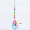 Decoração de janela com corrente de cristal colorida para casa C 63mm