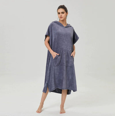 Poncho Toalla Multifuncional Absorbente de Secado Rápido - Image 9