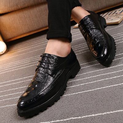Zapatos Casuales Elevadores de Altura Estilo Británico para Hombre - Image 3