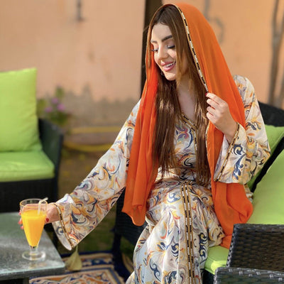 Abaya Árabe Elegante para Mujer Musulmana - Image 2