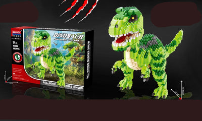Rompecabezas de Diamante de Partículas Pequeñas Dinosaurio - Juego de Bloques de Construcción DIY - Image 2