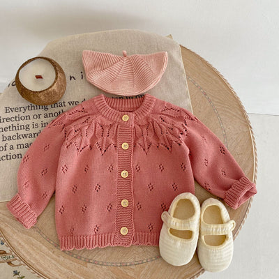 Chaqueta Tejida Calada para Niños - Diseño Versátil y Fresco - Image 11