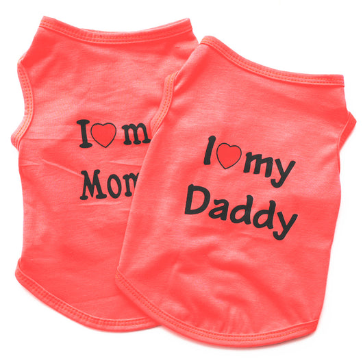 Chaleco para Mascotas Estilo Clásico Mamá Papá - Image 4