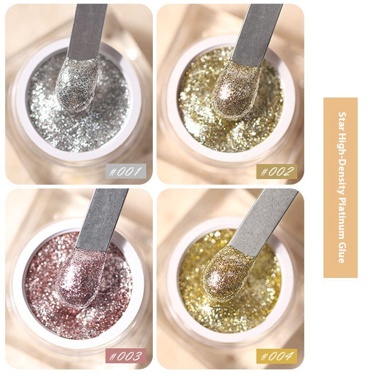 Pegamento UV de Alta Densidad Platinum para Uñas con Brillo Metálico - Image 3