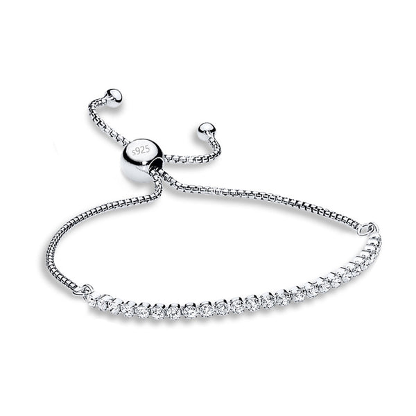 Sterling Silver Sparkling Star Bracelet
